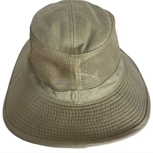 DORFMAN PACIFIC Tan Breathable Cotton Sun Hat Size Large